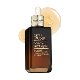 Estée Lauder bottle front view showing premium packaging and brand recognition