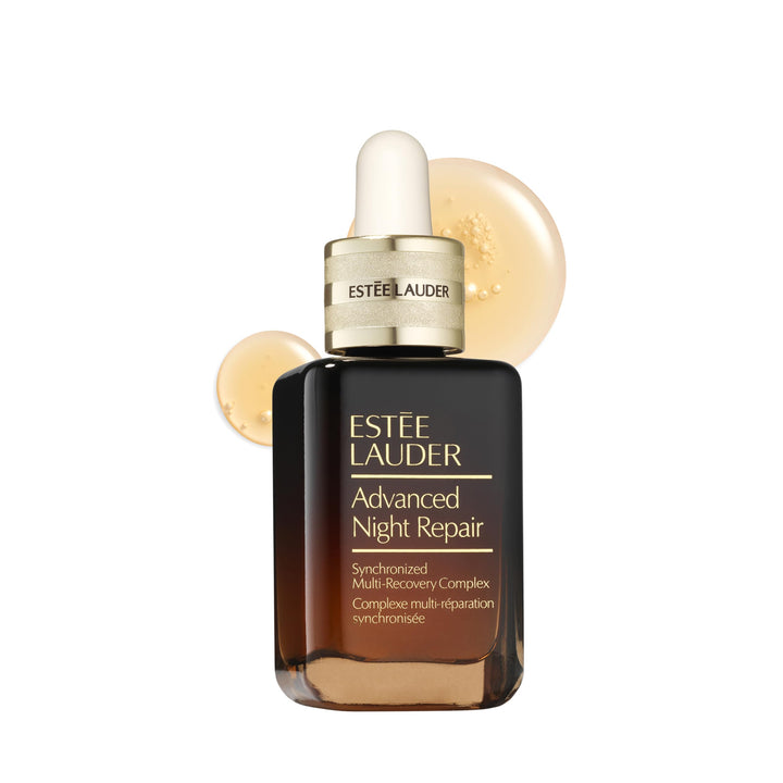 Estée Lauder front bottle showing serum packaging and premium finish