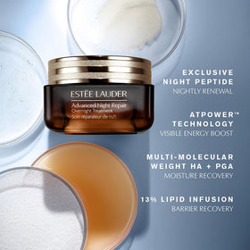 Estée Lauder cream applied on hand to show spreadability and fast absorption