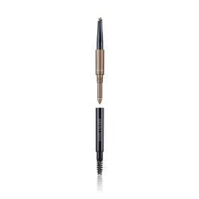 Estée Lauder front view of 3-in-1 brow tool showing compact design and convenience