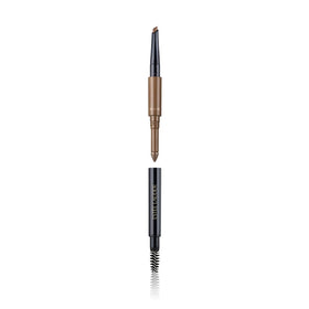Estée Lauder front view of 3-in-1 brow tool showing compact design and shade