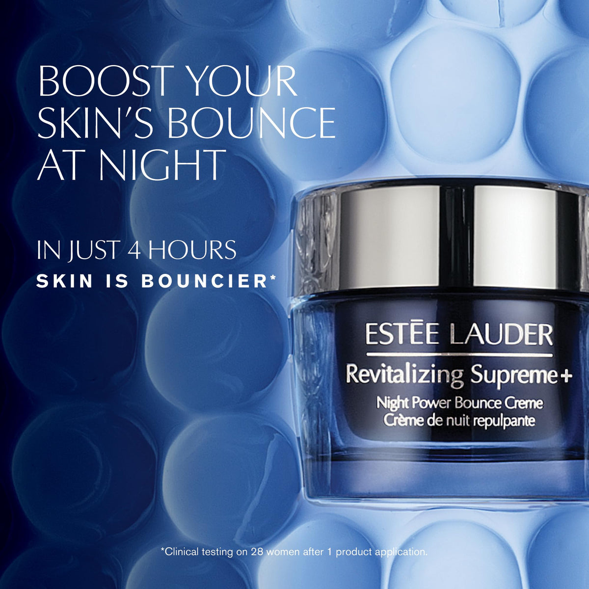 Estée Lauder cleansing gelée texture close-up showing gentle, non-stripping formula