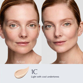 Estée Lauder 3D sculpting wand close-up demonstrating precise applicator for controlled coverage