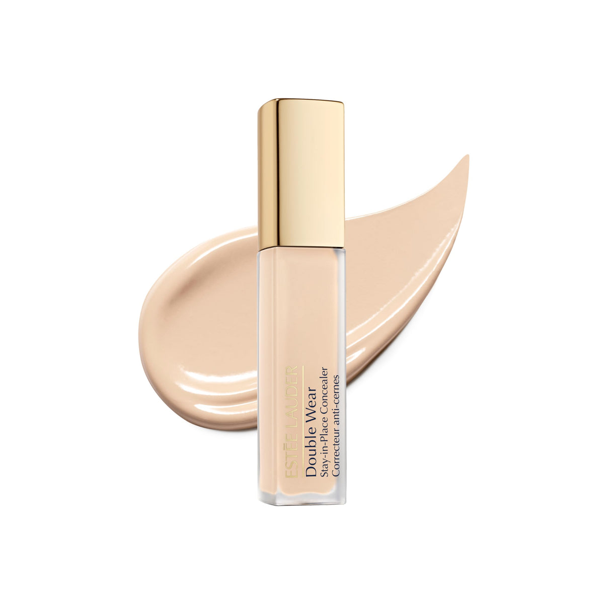 Estée Lauder front packaging showing product name and sleek tube, portrays professional finish