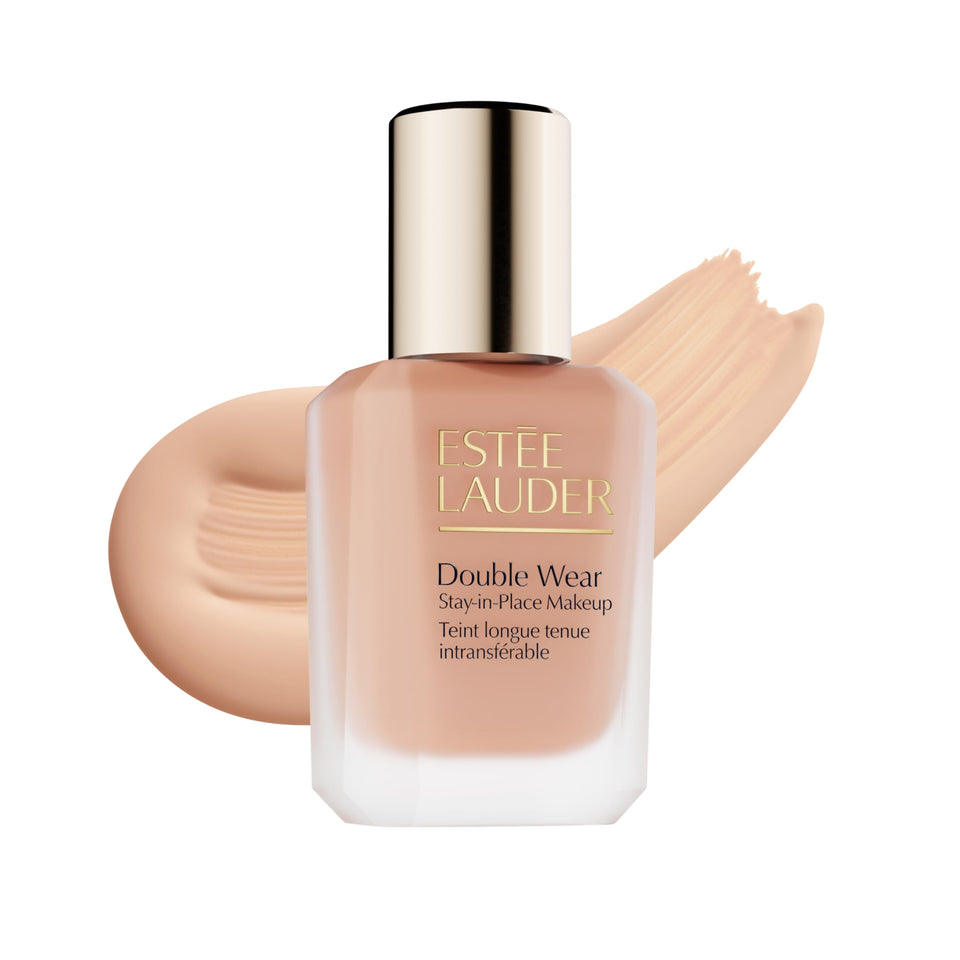 Estée Lauder front bottle showcasing sleek packaging and long-wear benefit