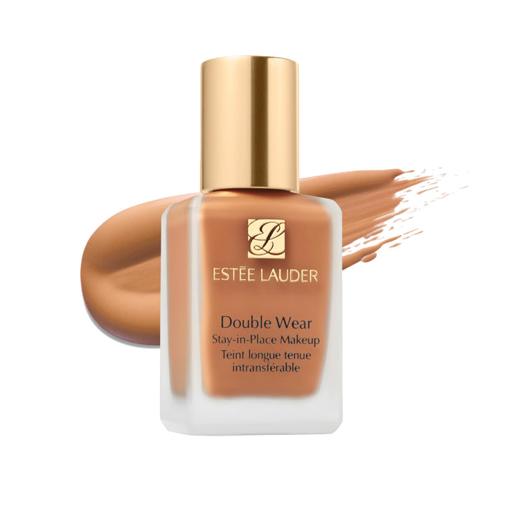 Estée Lauder front bottle view showing product and shade label benefit long wear