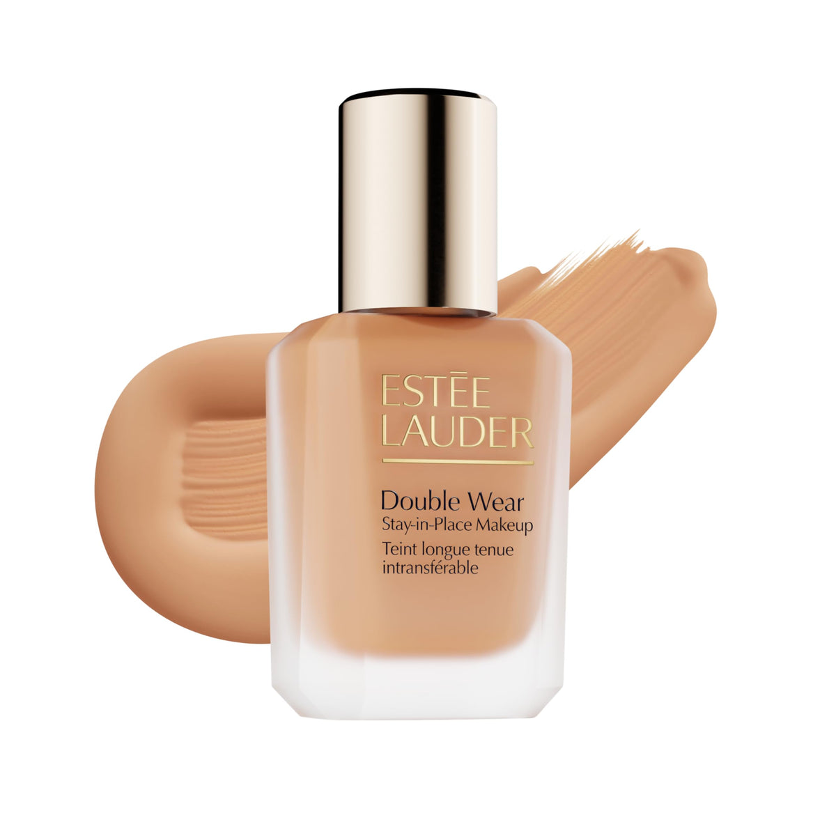 Estée Lauder bottle front view showing product and elegant packaging benefit: recognizable brand finish
