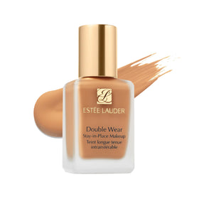 Estée Lauder front packaging showing bottle and brand, highlights longevity