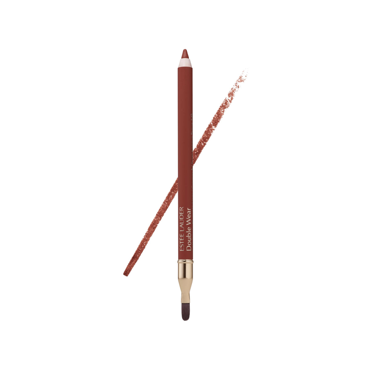 Estée Lauder lip liner front packaging showing shade 8 Spice and benefits