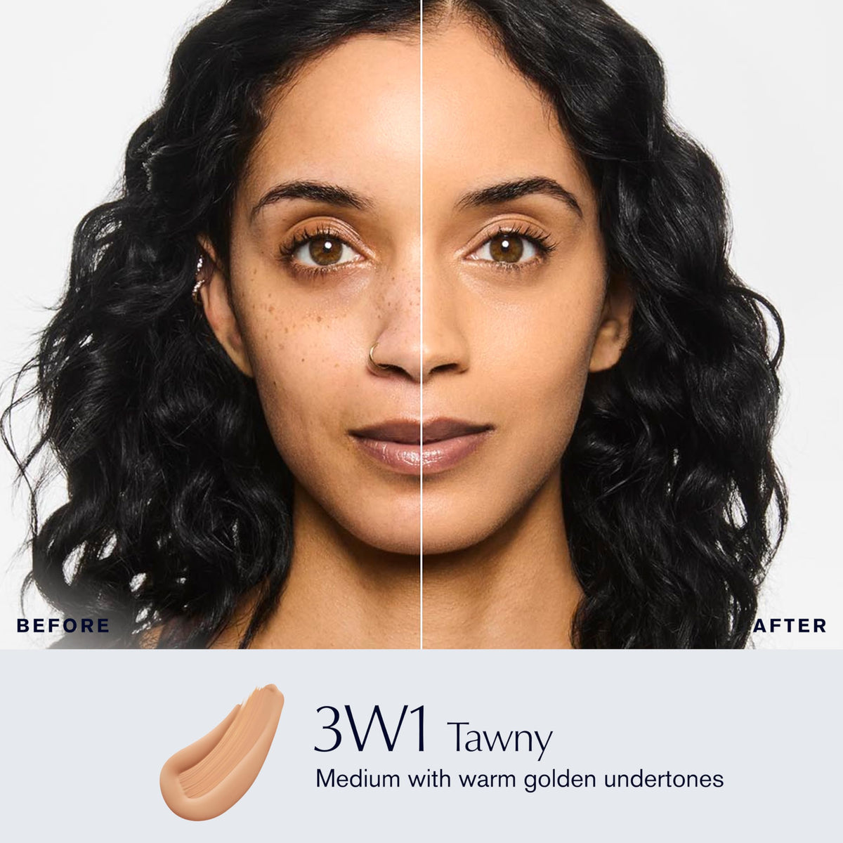 Estée Lauder bottle with pump dispensing foundation for precise application