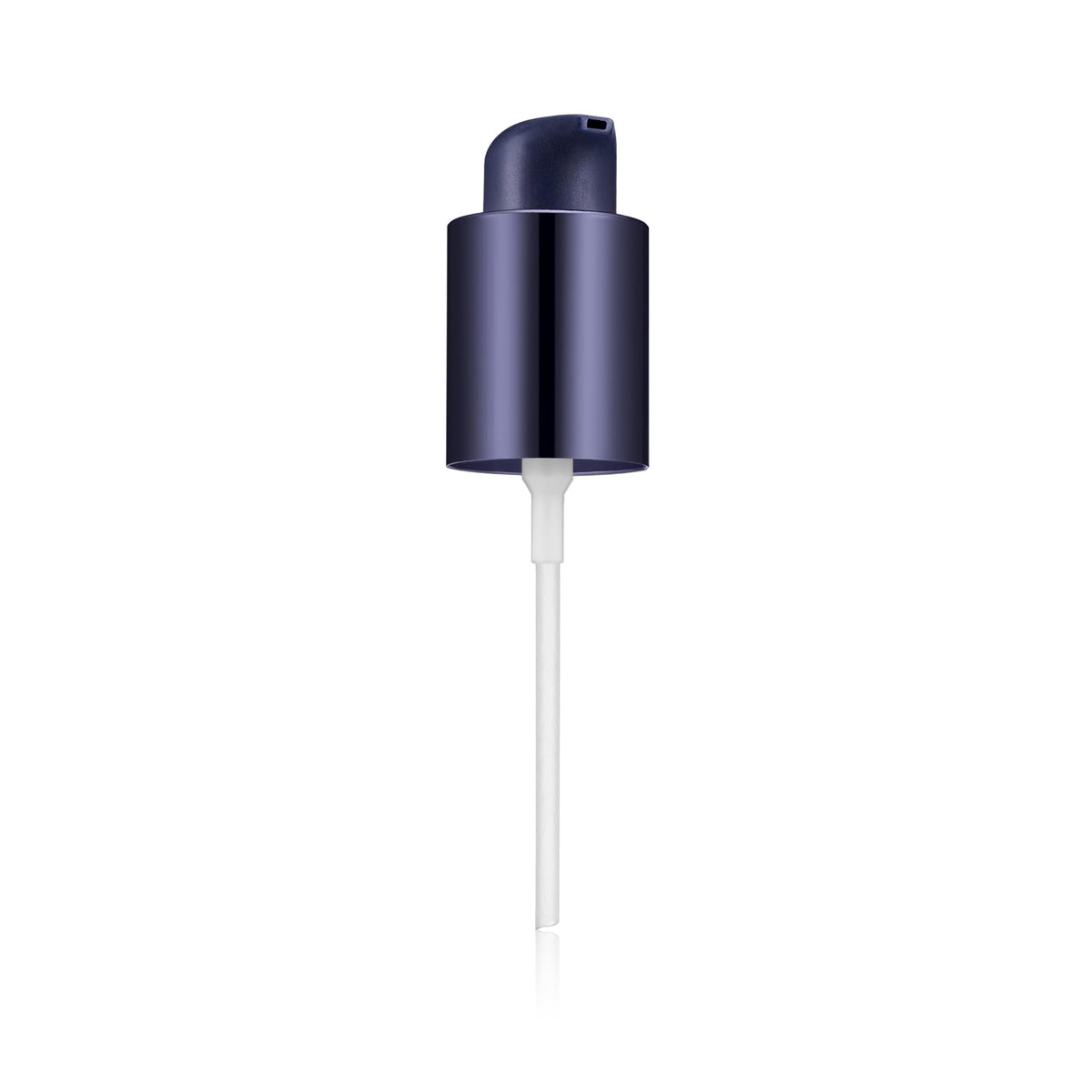 Estée Lauder replacement pump front view showing fit and clean design for tidy application