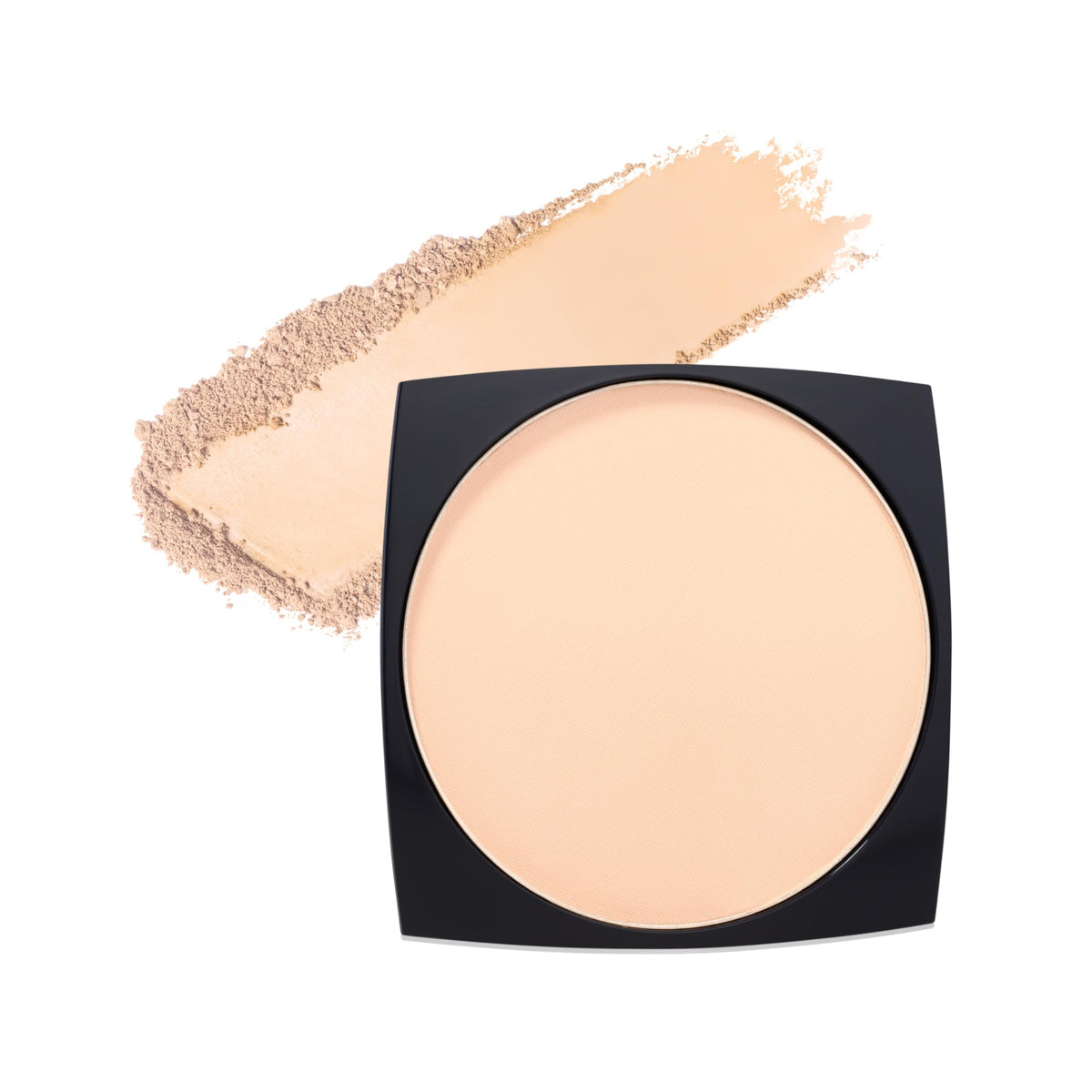 Estée Lauder front pan refill showing smooth matte finish and easy replacement