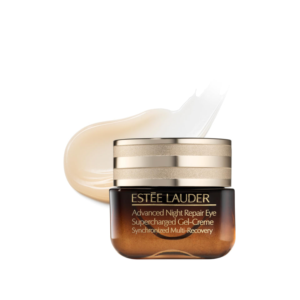 Estée Lauder front jar showing elegant packaging and quick absorption benefit