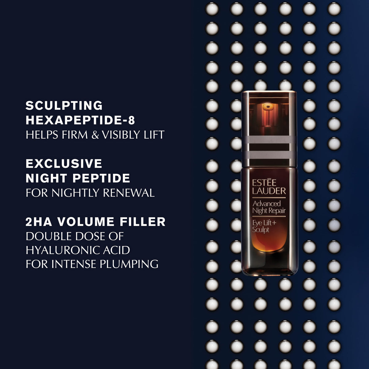 Estée Lauder fingertip application demonstrating smooth glide and gentle absorption