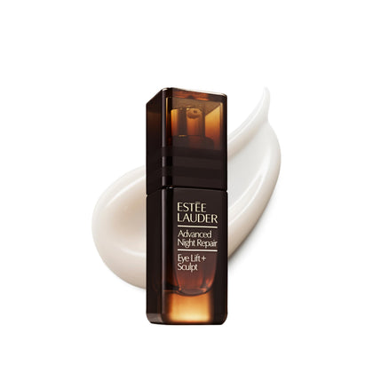 Estée Lauder front jar view showing elegant packaging and luxury benefit