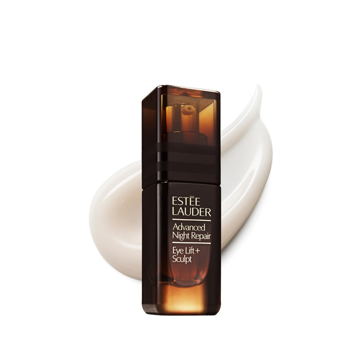 Estée Lauder front jar view showing elegant packaging and luxury benefit
