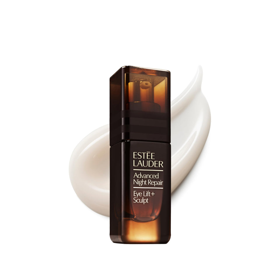 Estée Lauder front jar view showing elegant packaging and luxury benefit