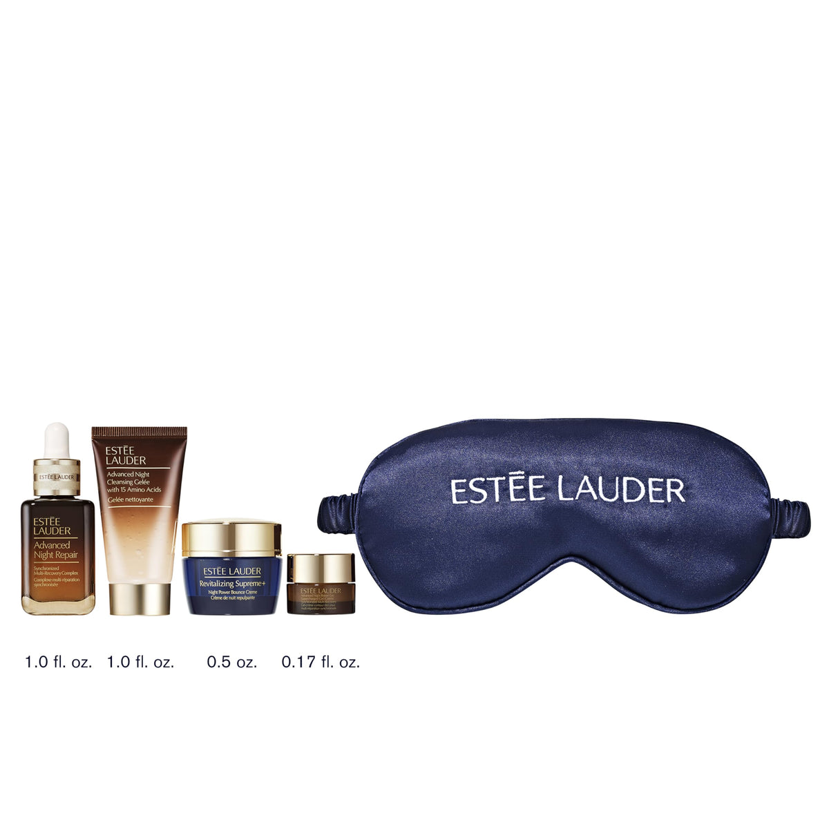 Estée Lauder eye mask being applied in a relaxed setting to soothe tired eyes