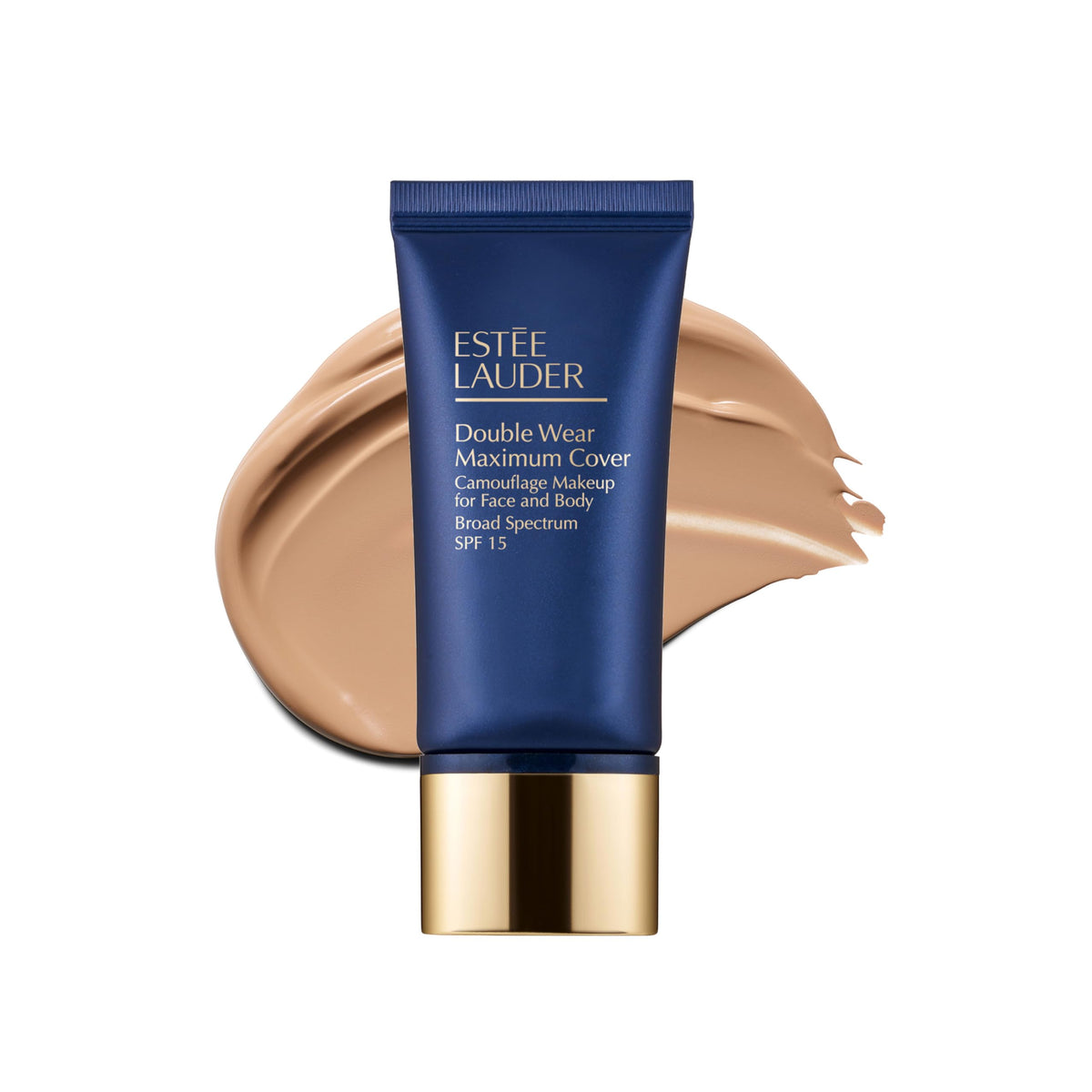 Estée Lauder bottle front view showing product branding and packaging benefit