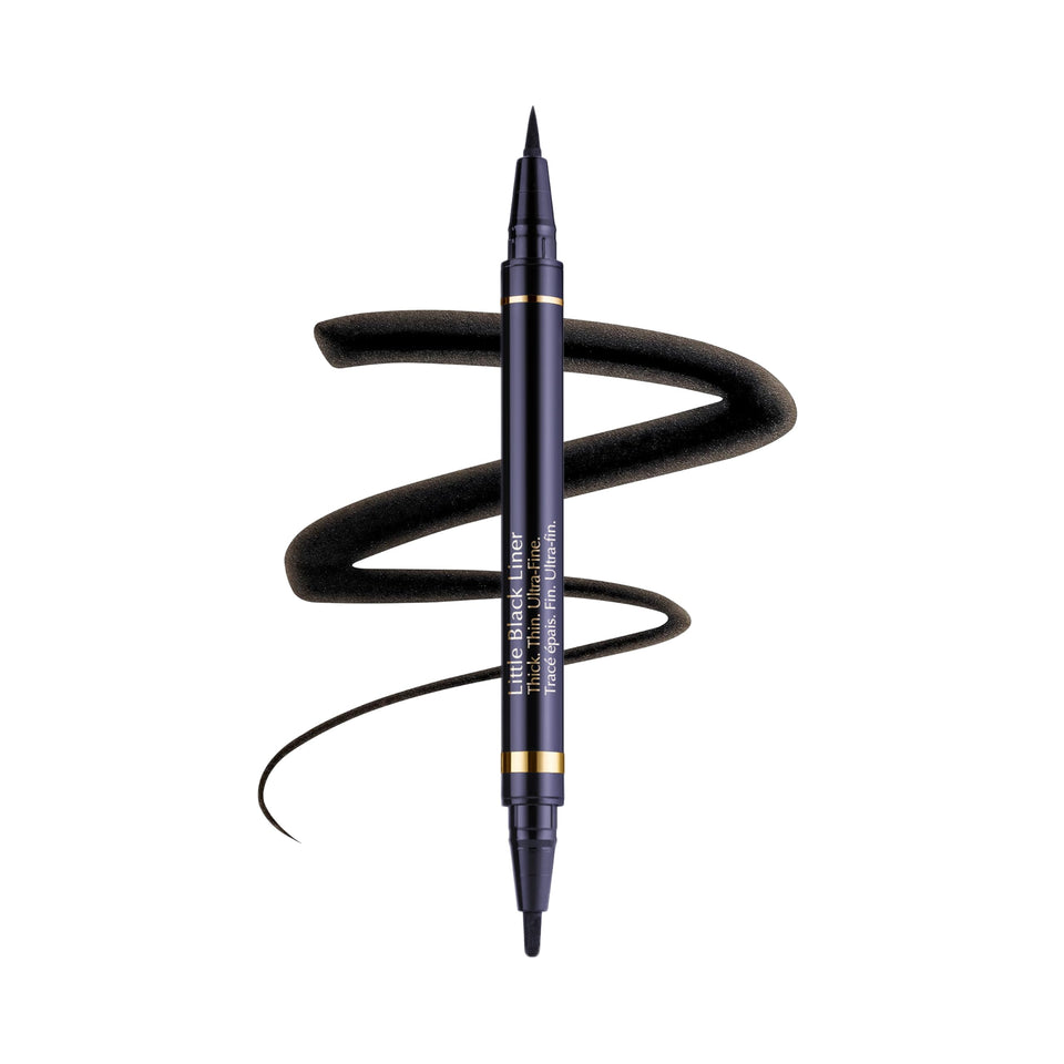Estée Lauder front packaging showing dual-ended pen and branding for easy storage