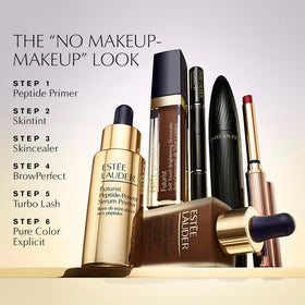 Estée Lauder pump dispensing shade 2C showing true color and easy controlled application
