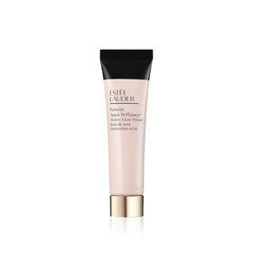 Estée Lauder front view of travel-size primer showing packaging and convenience