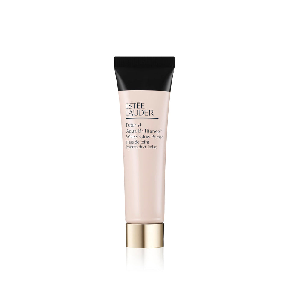 Estée Lauder front view of travel-size primer showing packaging and convenience
