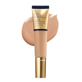 Estée Lauder front bottle showing SPF 45 and shade labeling for quick recognition and protection