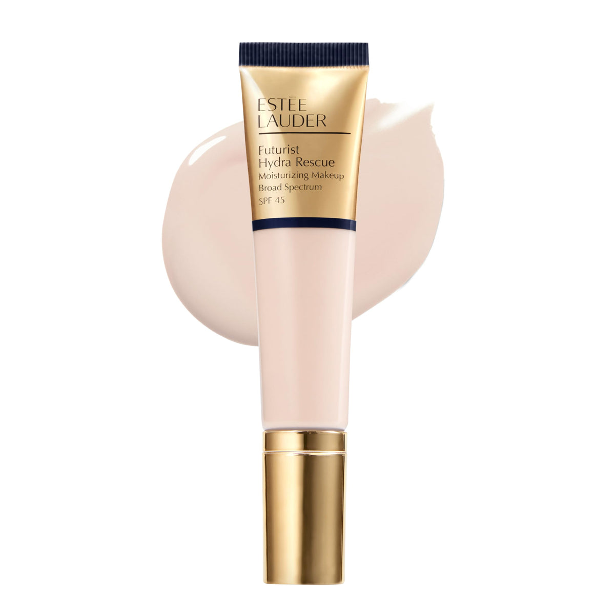 Estée Lauder front packaging showing sleek bottle and label, conveys luxury