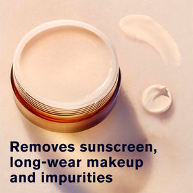 Estée Lauder safflower seed oil ingredient display highlighting nourishing lipid benefits