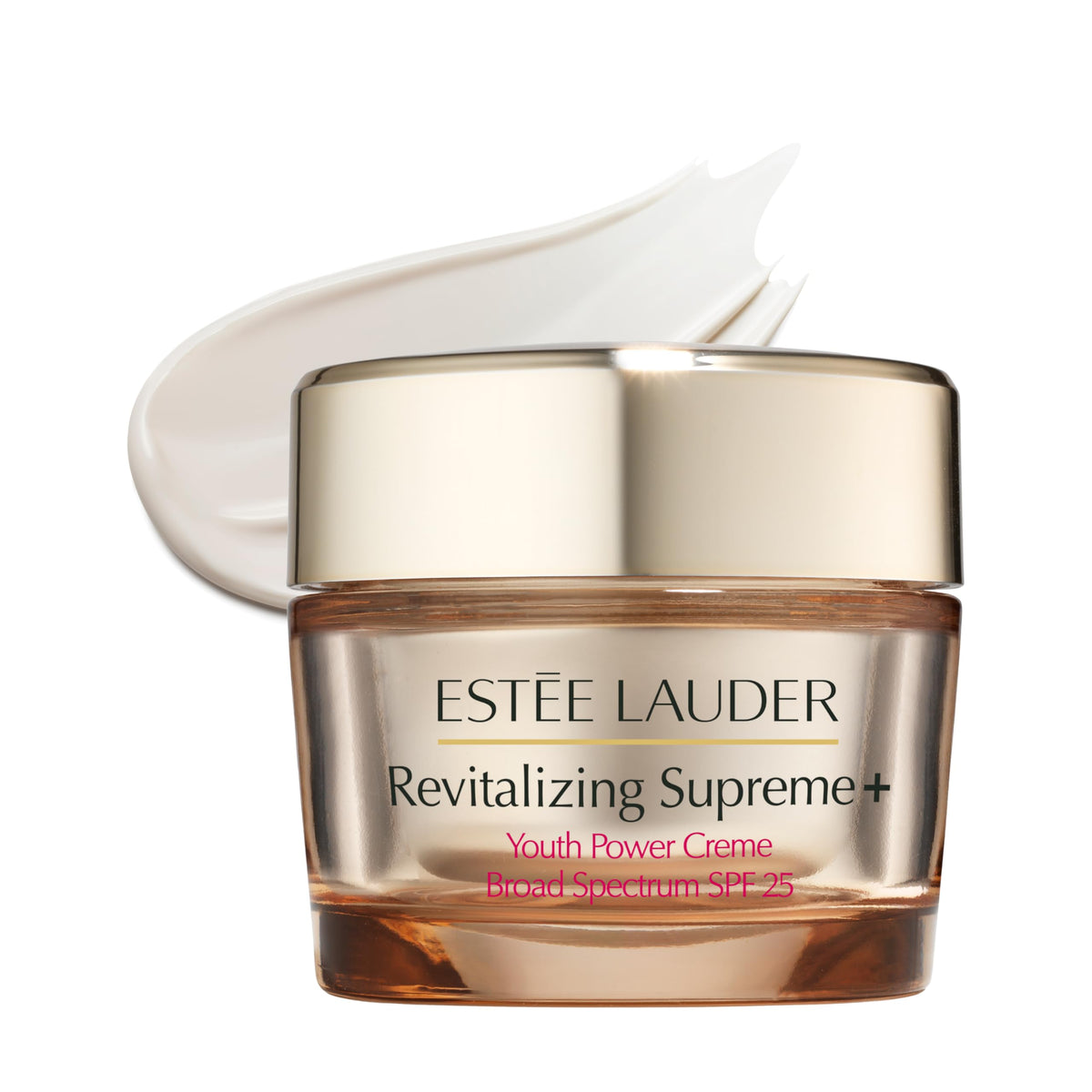 Estée Lauder jar front packaging showing premium glass and label for daily SPF benefit