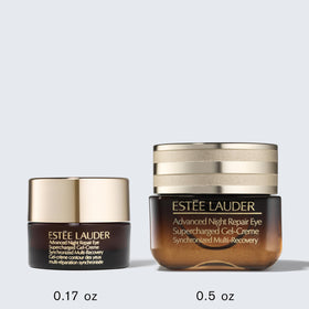 Estée Lauder on bathroom vanity with skincare for an everyday routine boost