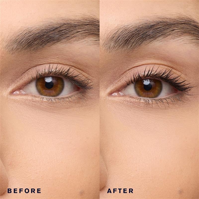Estée Lauder mascara swatch texture demonstrating rich pigment and length