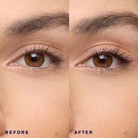 Estée Lauder mascara swatch texture demonstrating rich pigment and length