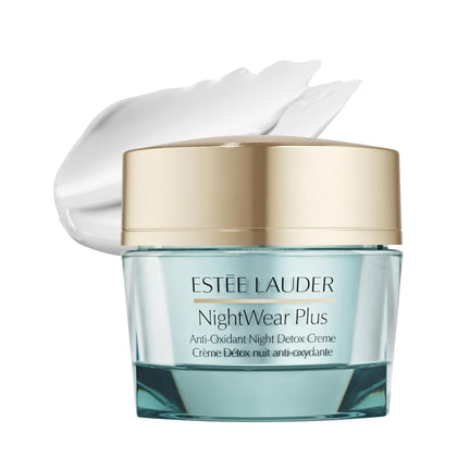 Estée Lauder front jar view showing product clarity and premium packaging benefit