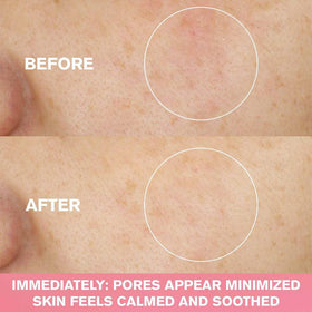 Estée Lauder hand applying foam demonstrating easy daily application benefit
