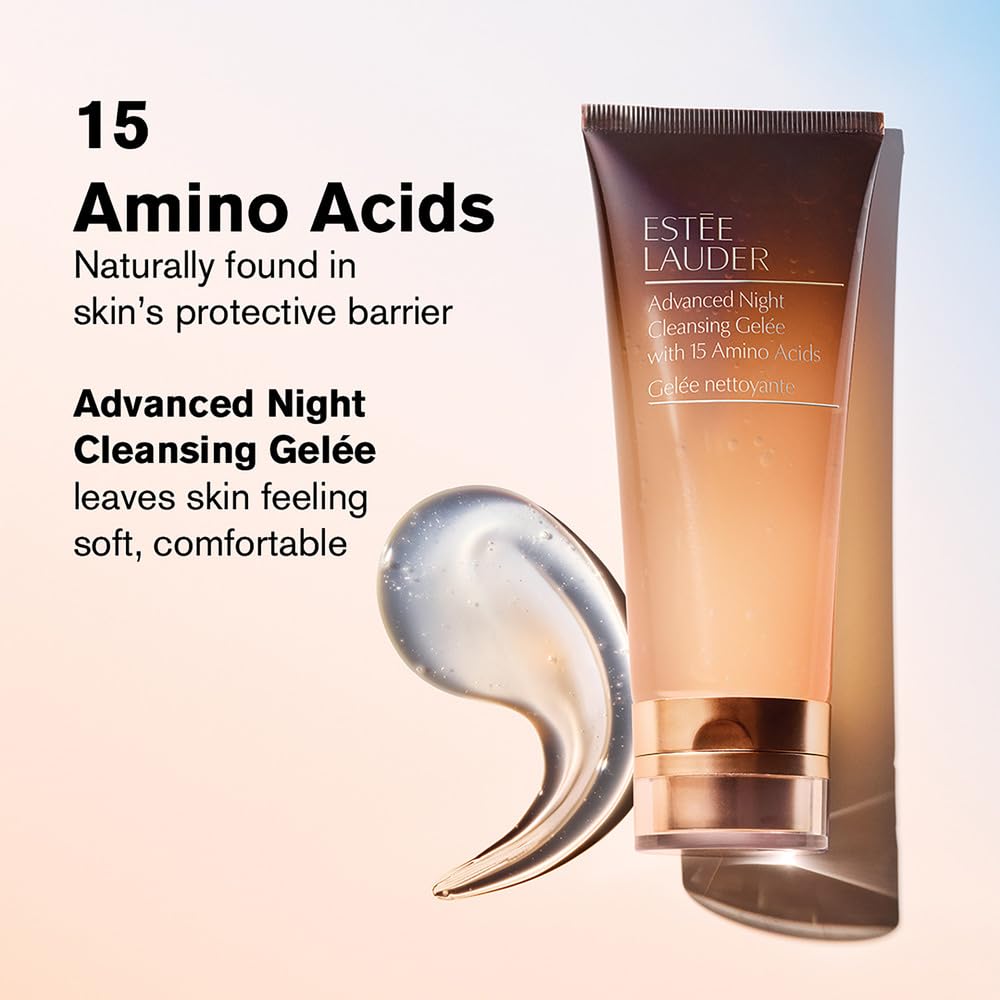 Estée Lauder bottle beside Advanced Night Repair serum, shows how it prepares skin for serum
