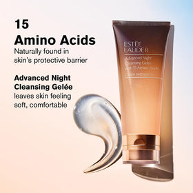 Estée Lauder bottle beside Advanced Night Repair serum, shows how it prepares skin for serum