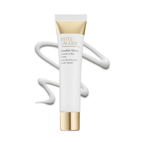 Estée Lauder primer front packaging showing sleek tube and label, professional finish