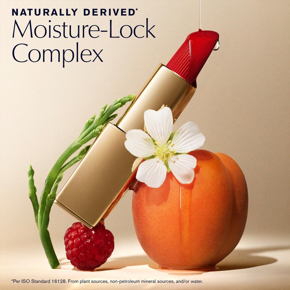 Estée Lauder close-up of lipstick bullet demonstrating precise tip for sculpted application