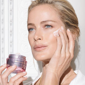 Estée Lauder jar open revealing rich cream texture for deep hydration