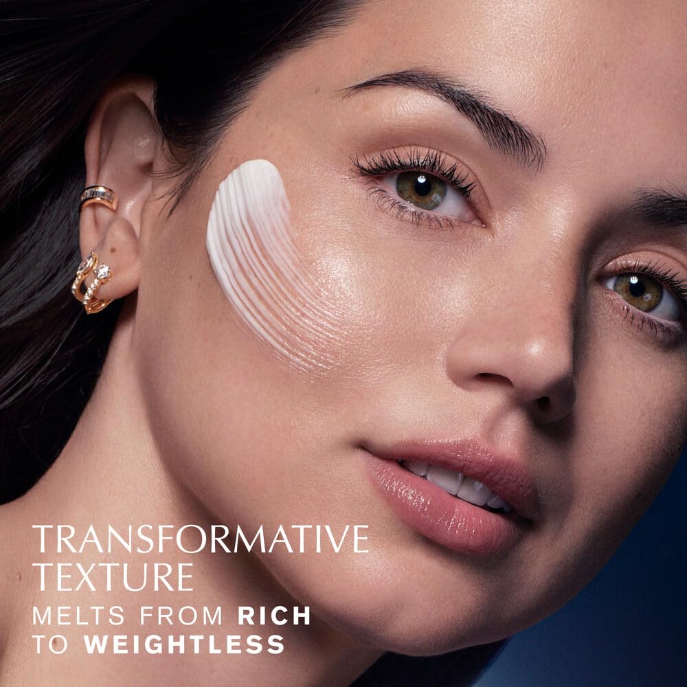 Estée Lauder Revitalizing Supreme+ night cream pot showing rich hydration and bounce