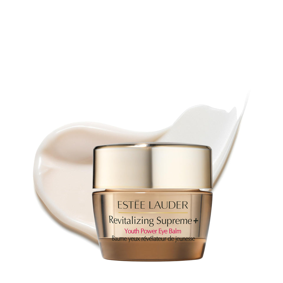 Estée Lauder jar front view showing elegant packaging and premium finish