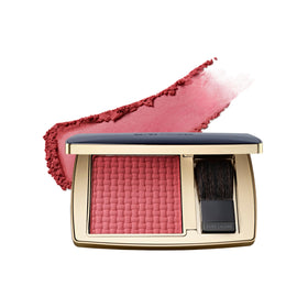 Estée Lauder front compact showing sleek refillable packaging and portable benefit