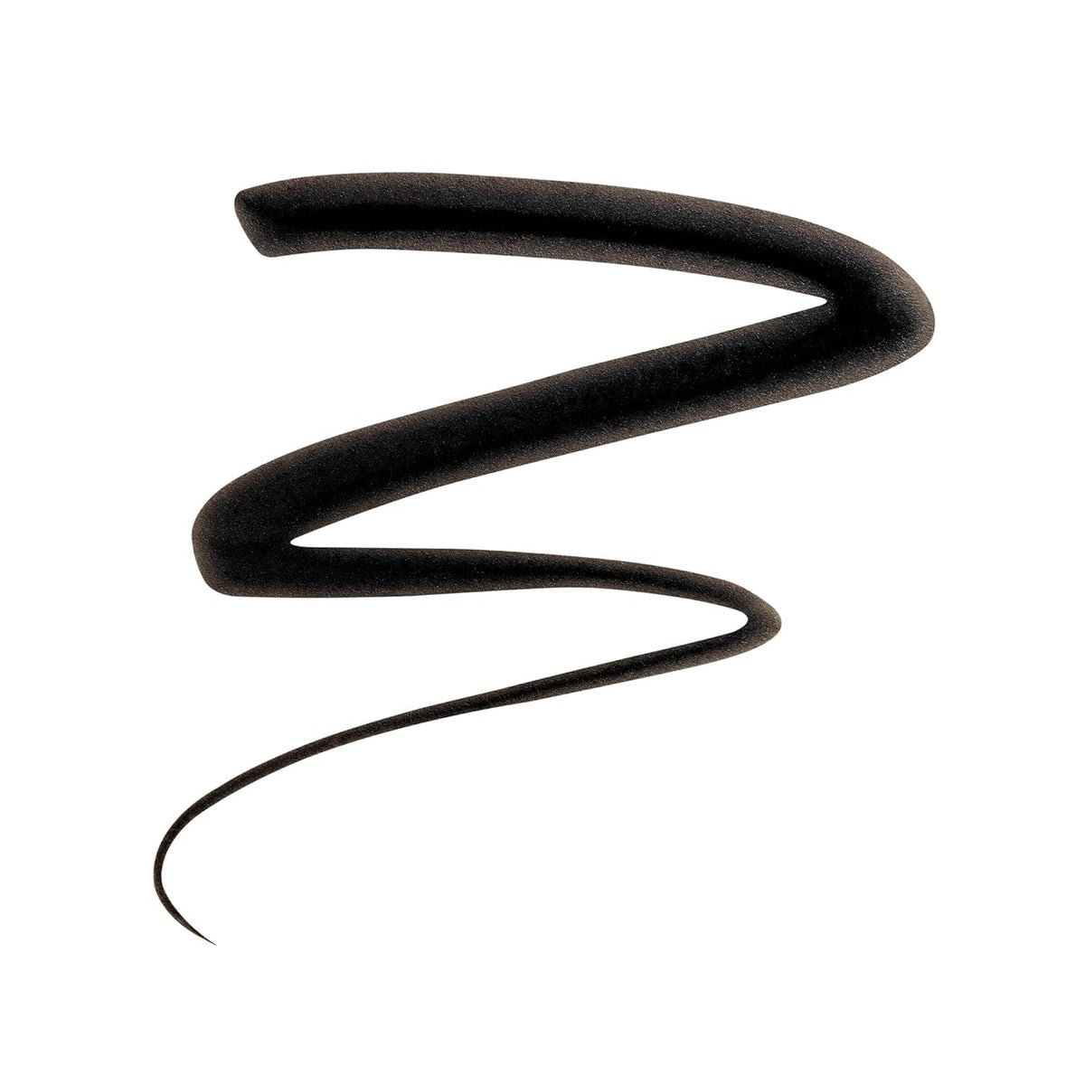 Estée Lauder swatches of ultra-fine, thin, and thick strokes showing pigment payoff