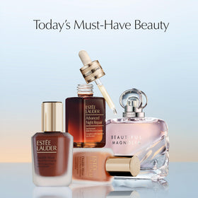 Estée Lauder product in bathroom routine demonstrating quick removal
