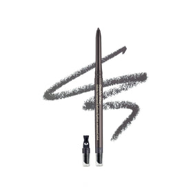 Estée Lauder pencil front view showing sleek packaging and rich graphite shade for precision