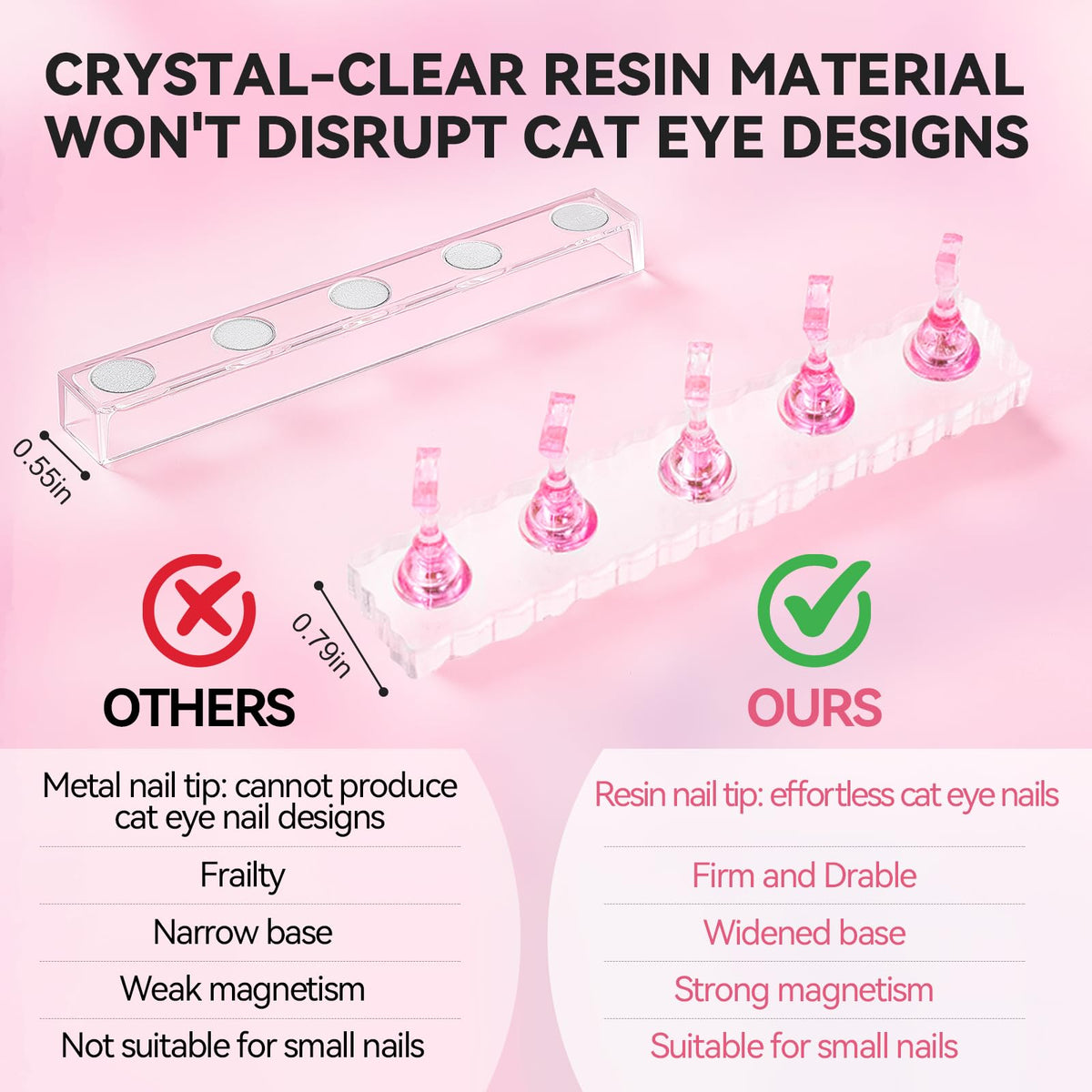 ESUOHYM nail stand inside a UV lamp demonstrating hands-free curing convenience