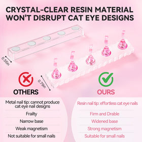 ESUOHYM nail stand inside a UV lamp demonstrating hands-free curing convenience