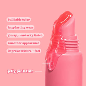 ESW Beauty tint build comparison showing one to three layered intensities